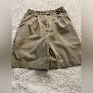 Womens Vintage Tilley Endurables Khakhi Safari Shortd High Rise Size 8
